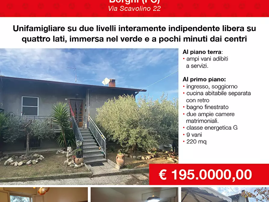 Immagine 1 di Casa indipendente in vendita  in Via Bagnolo 22 a Borghi