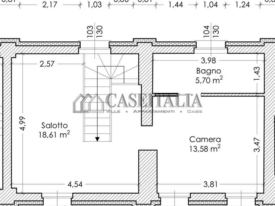 Immagine 43 di Villetta a schiera in vendita  in Via Capoluogo 57 a Buttigliera Alta