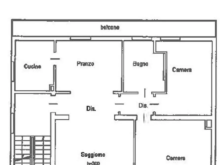 Immagine 3 di Trilocale in vendita  in Via Giuseppe Zanardelli 6 a Parma