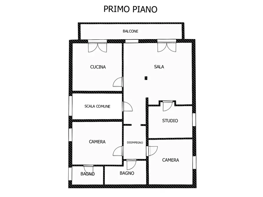 Immagine 44 di Quadrilocale in vendita  in Via Achille Grandi a Modena