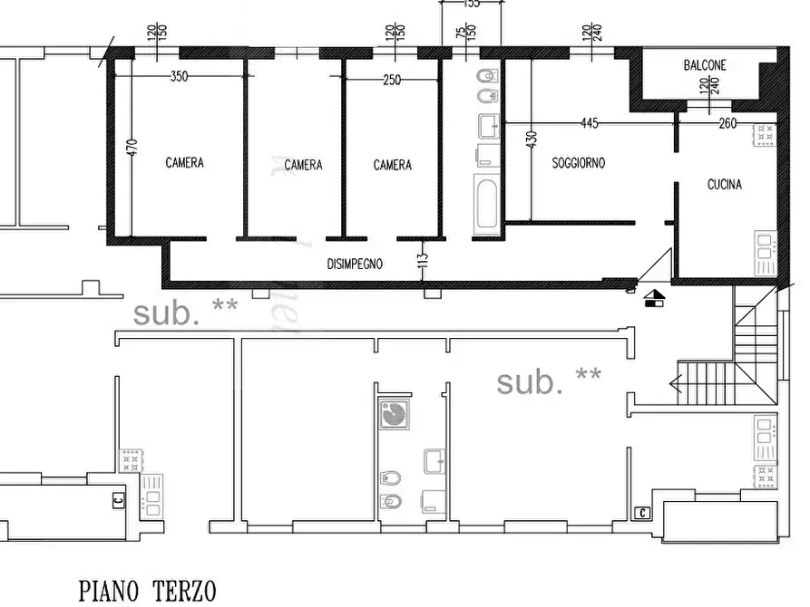 Immagine 7 di Pentalocale in vendita  in Via Fratelli Rosselli 26 a Sale