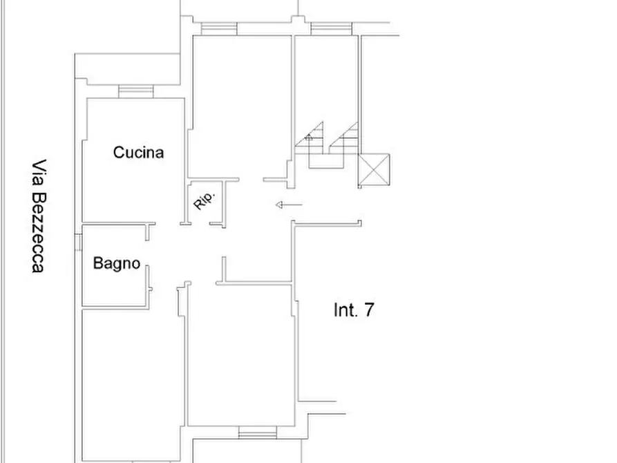 Immagine 2 di Pentalocale in vendita  in Via Bezzecca 3 a Genova