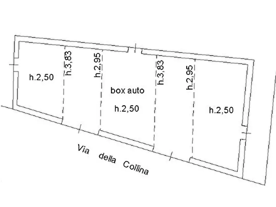 Immagine 2 di Garage in vendita  in Via Carlo Noè 34 a Valenza
