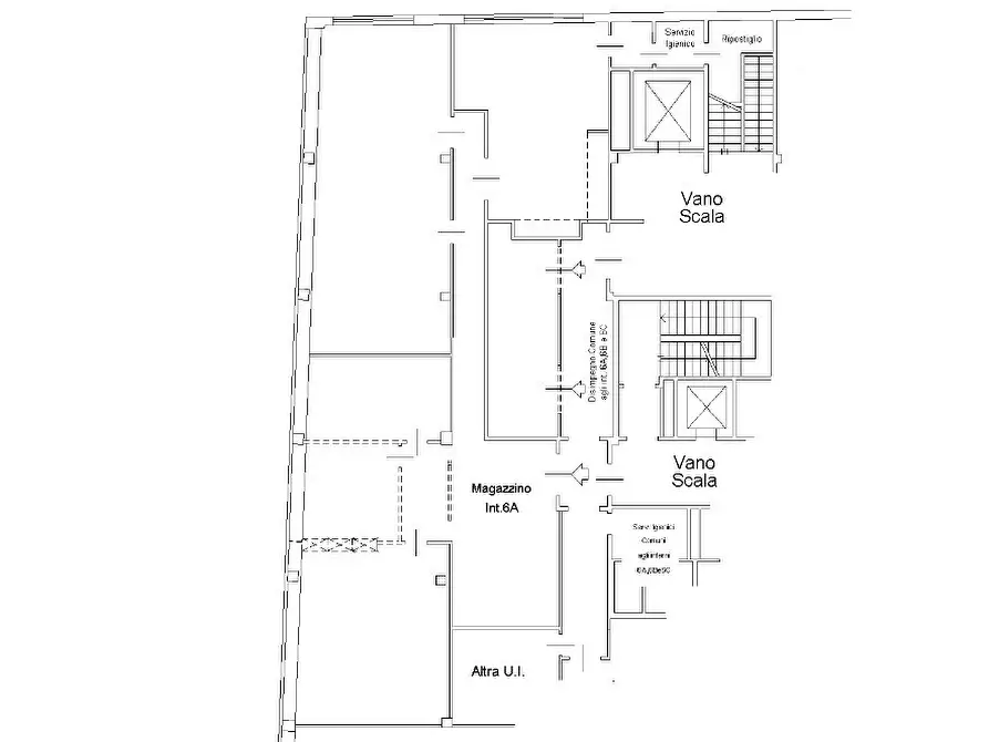 Immagine 2 di Magazzino in vendita  in Lungobisagno Dalmazia 33 a Genova