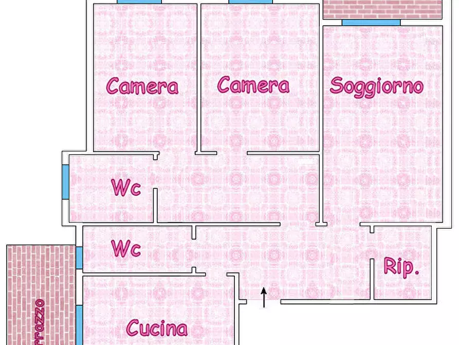 Immagine 20 di Quadrilocale in affitto  in Via della Chiusa 101 a Sestri Levante