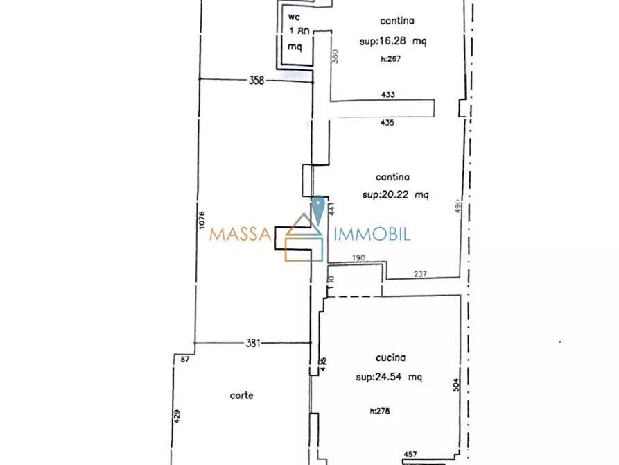 Immagine 7 di Terratetto in vendita  in Via Rinchiostra 84 a Massa