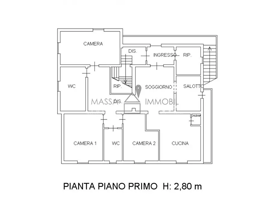 Immagine 39 di Porzione di casa in vendita  in Via Celia 1 a Massa