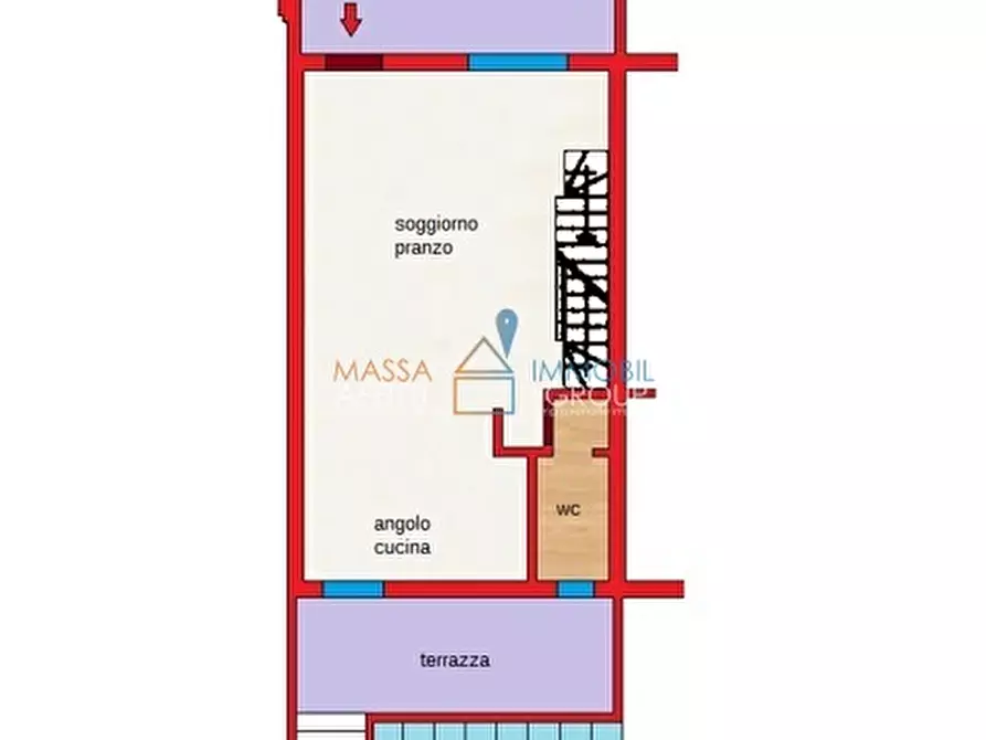 Immagine 26 di Villetta a schiera in vendita  in Via Due Madonne 32 a Massa