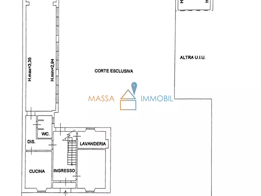 Immagine 56 di Villetta a schiera in vendita  in Via Pietro Pellegrini 17 a Massa