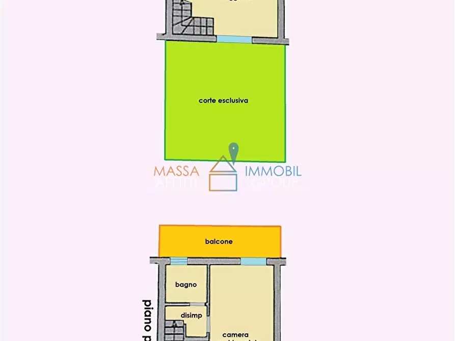 Immagine 14 di Villetta a schiera in vendita  in Via Fenice 70 a Massa