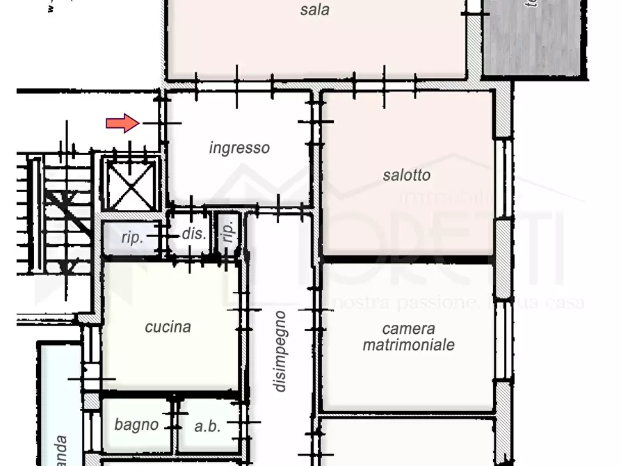Immagine 47 di Pentalocale in vendita  in Viale Fabbricotti a Livorno