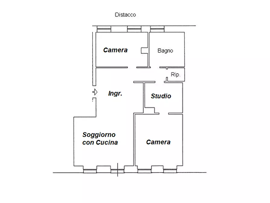 Immagine 21 di Quadrilocale in vendita  in Via Coronata 69 a Genova