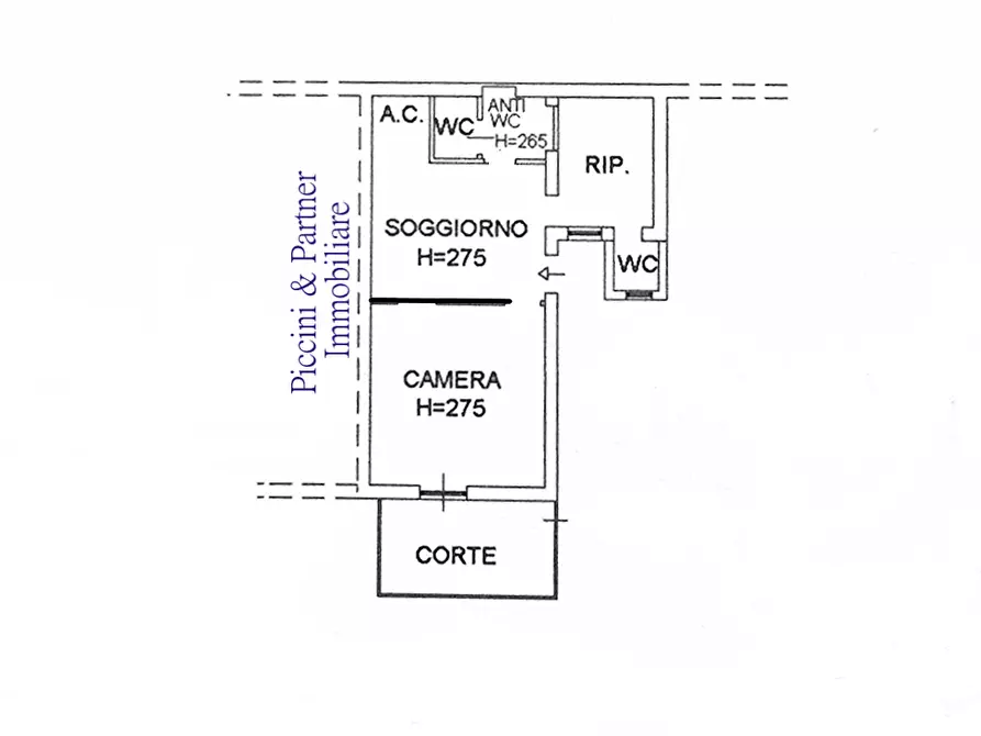 Immagine 35 di Porzione di casa in vendita  in Strada Eugubina 118 a Perugia