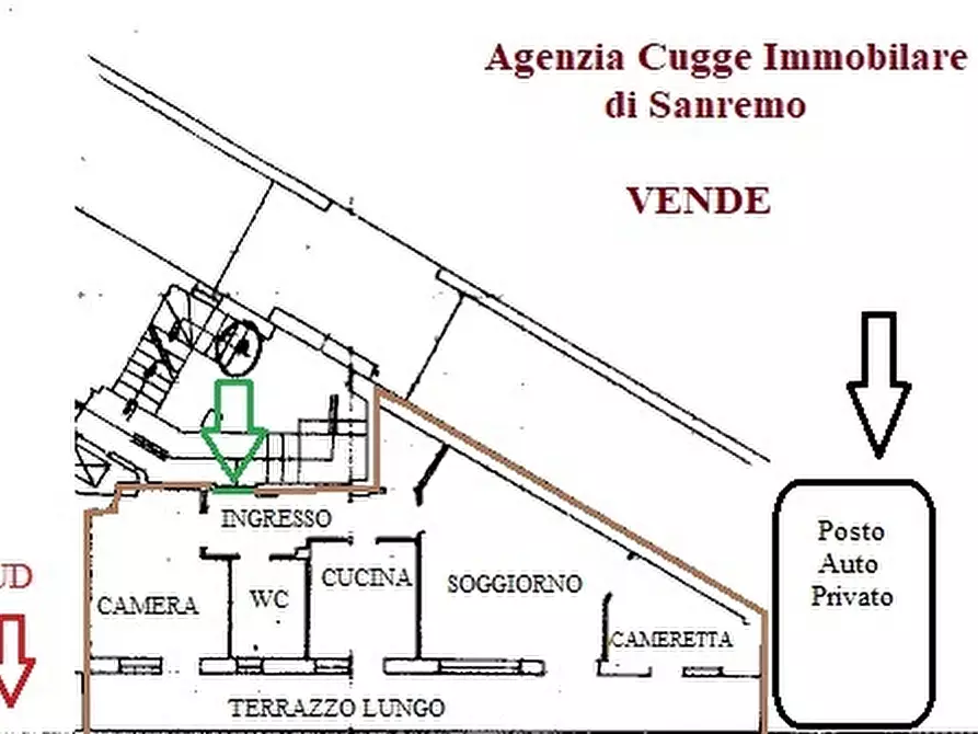 Immagine 21 di Trilocale in vendita  in Via Padre Semeria 101 a San Remo