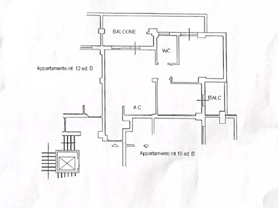 Immagine 7 di Trilocale in vendita  in via del fosso scilicino a Roma