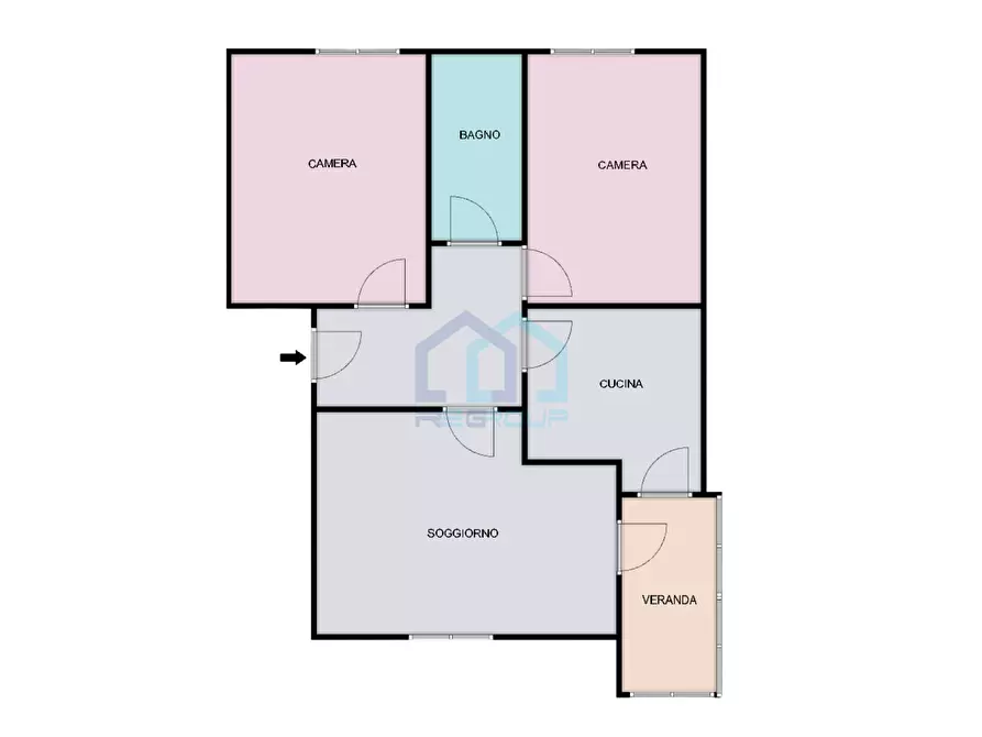 Immagine 17 di Quadrilocale in vendita  in via fedele 21 a Cairo Montenotte