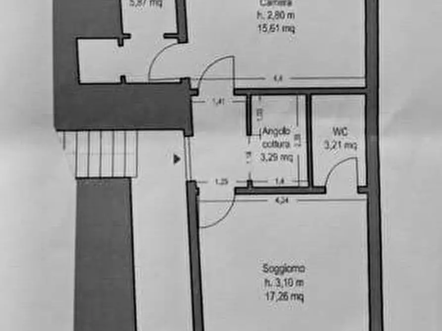 Immagine 9 di Bilocale in vendita  in Piazza Tasso a Firenze