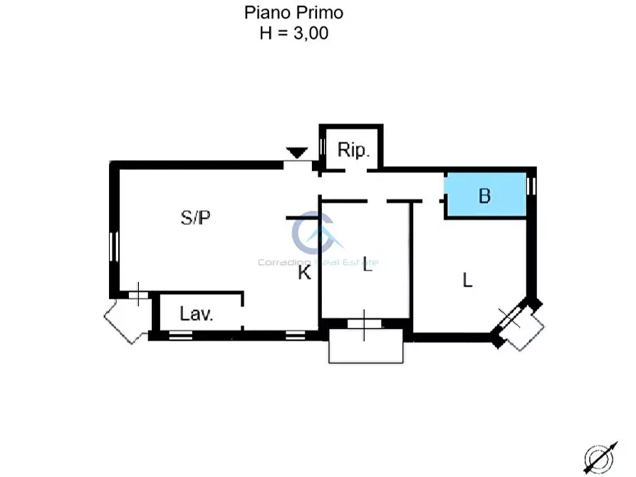 Immagine 17 di Trilocale in vendita  in via della resistenza a Catanzaro