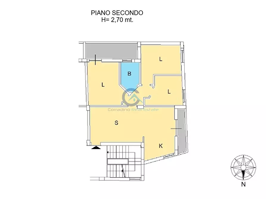 Immagine 20 di Quadrilocale in affitto  in Traversa V Viale Crotone 20 a Catanzaro