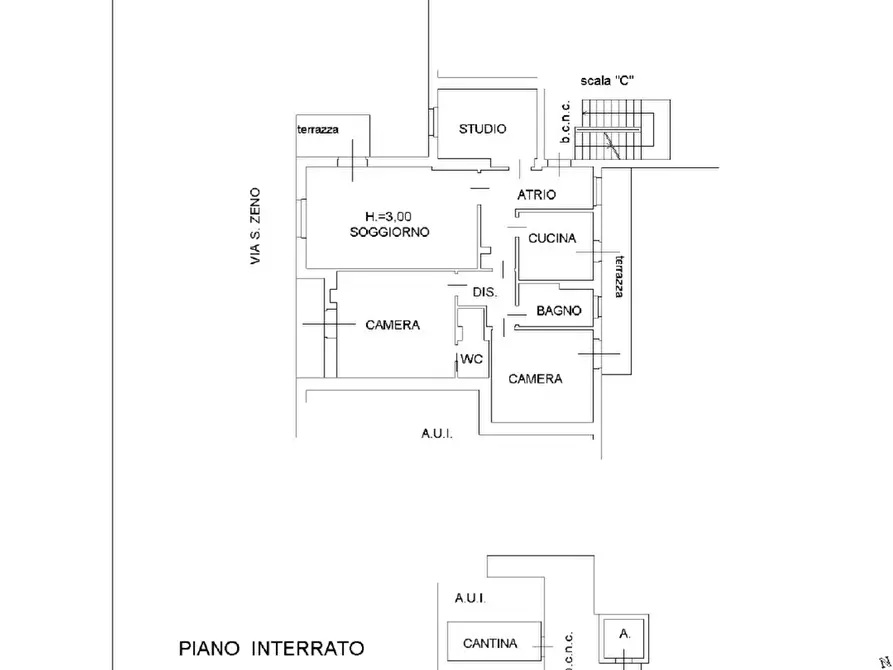 Immagine 19 di Quadrilocale in vendita  a Brescia