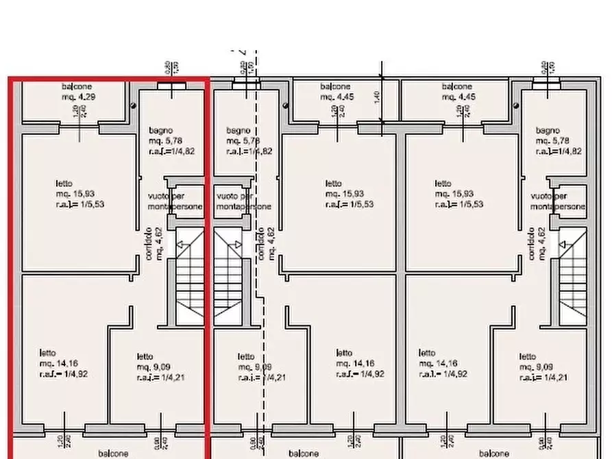 Immagine 4 di Casa trifamiliare in vendita  in Via Istria e Dalmazia a Castiglione Delle Stiviere