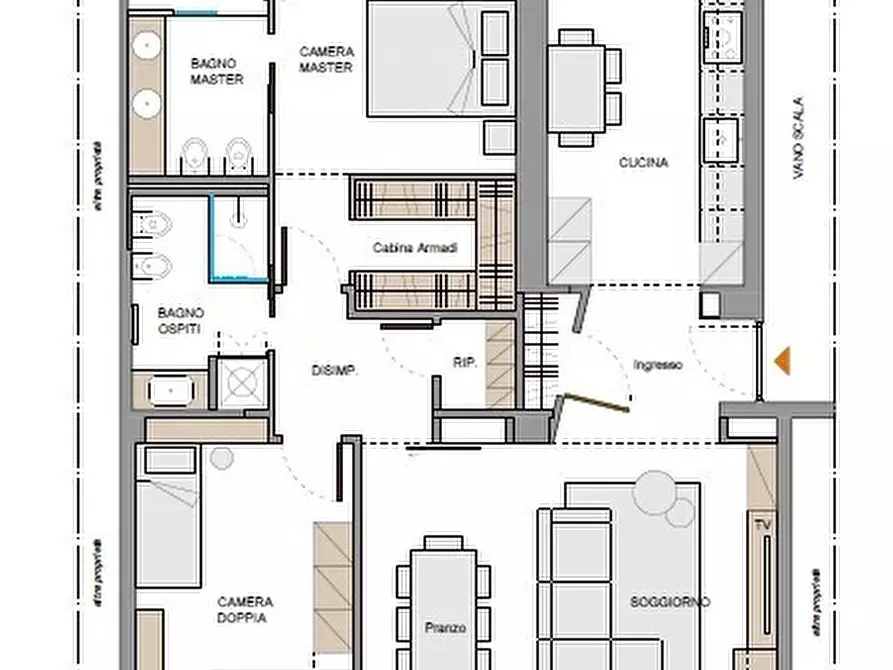 Immagine 68 di Quadrilocale in vendita  in Via Eusebio Bava 20 bis a Torino