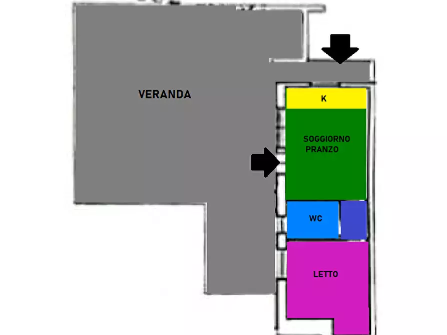 Immagine 16 di Bilocale in vendita  in Via Pietro Lorenzetti a Monopoli