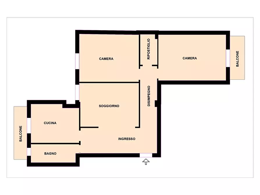 Immagine 26 di Quadrilocale in vendita  in Via Giuseppe Cesare Abba a Savona