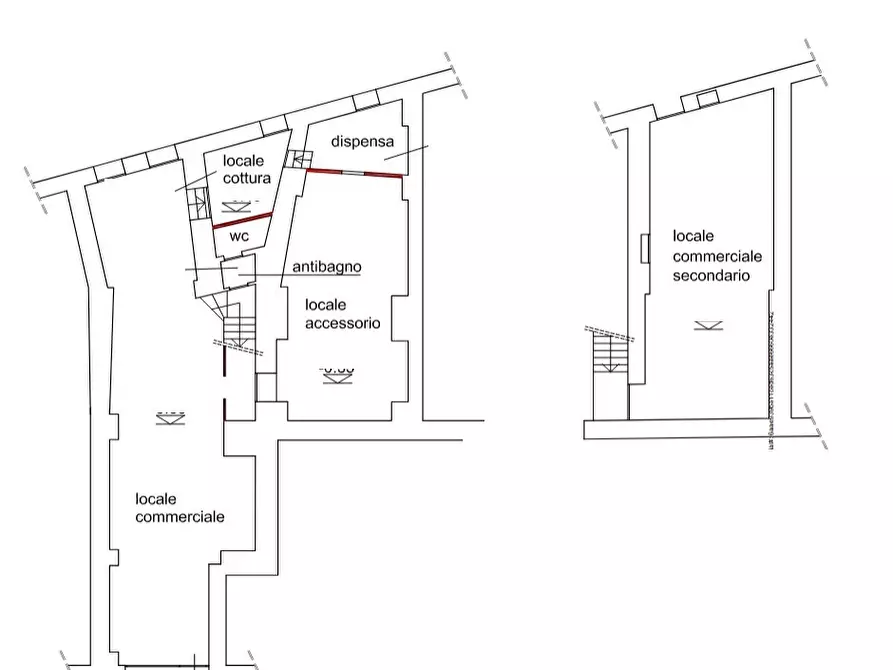 Immagine 2 di Locale commerciale in vendita  in Via Eroi Camporossesi 14 a Camporosso