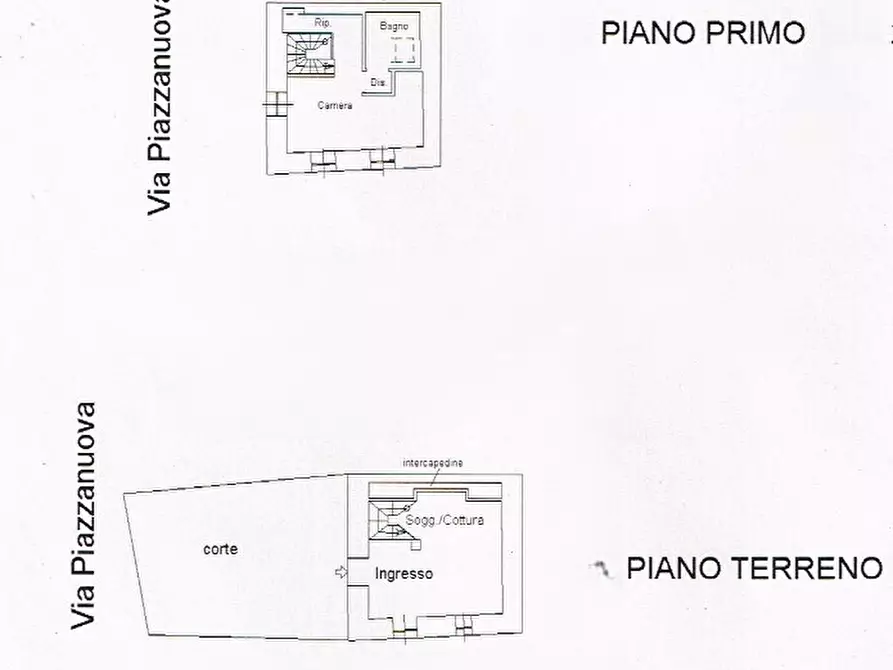 Immagine 2 di Porzione di casa in vendita  in Via Piazza Nuova snc a Casanova Lerrone
