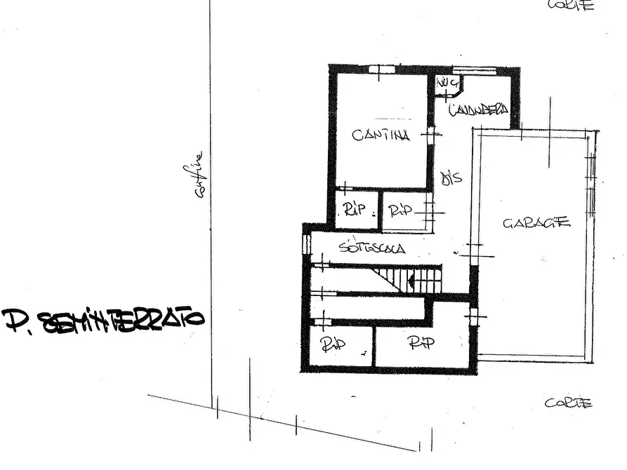 Immagine 12 di Casa bifamiliare in vendita  a Cesena