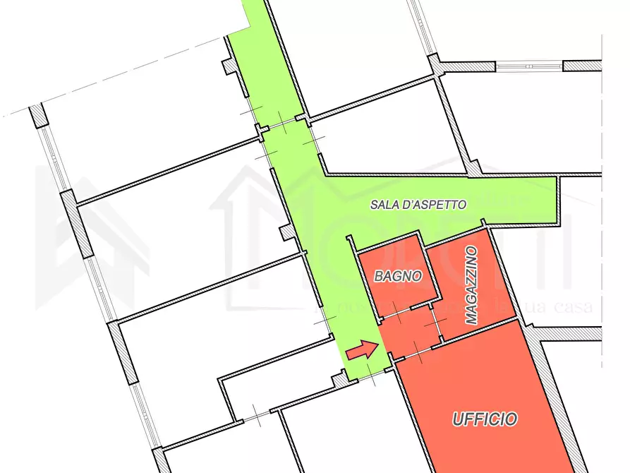 Immagine 14 di Ufficio in affitto  in Via Martin Luther King a Livorno