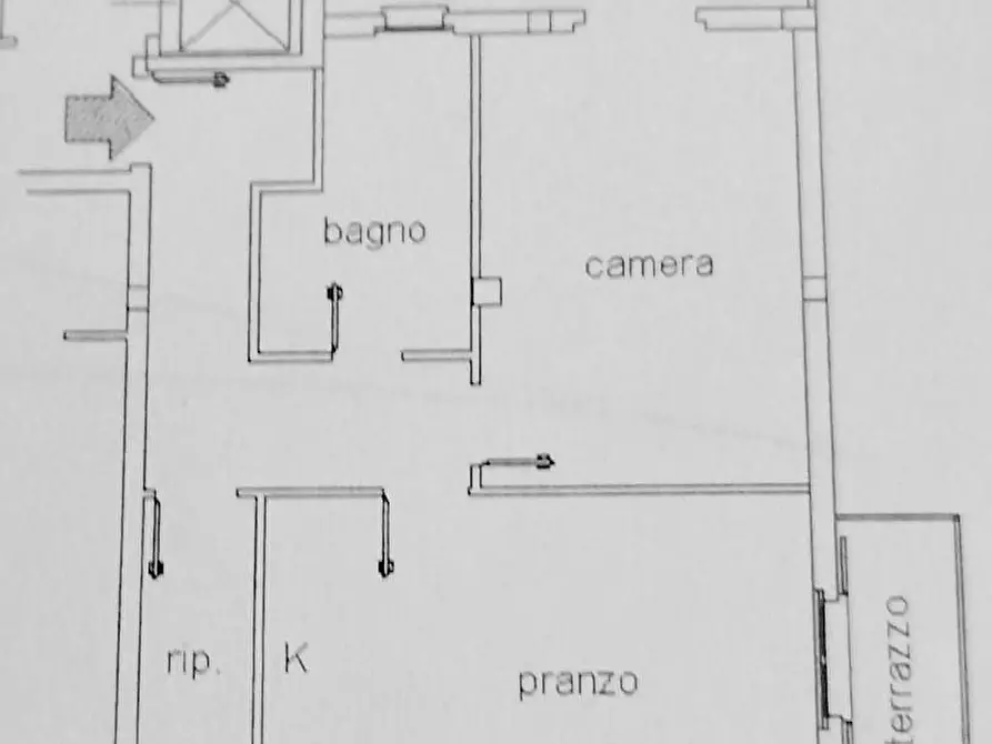 Immagine 11 di Trilocale in vendita  in Via Abruzzo 24 a Montepulciano
