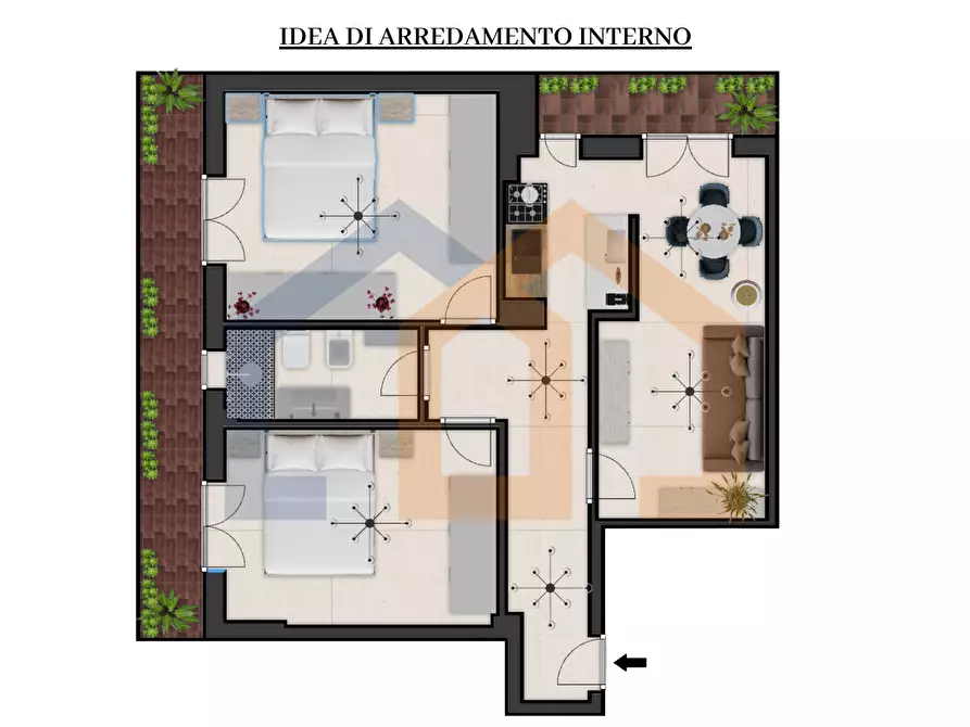 Immagine 1 di Quadrilocale in vendita  in Via Napoleone Buonaparte 1 a Alassio