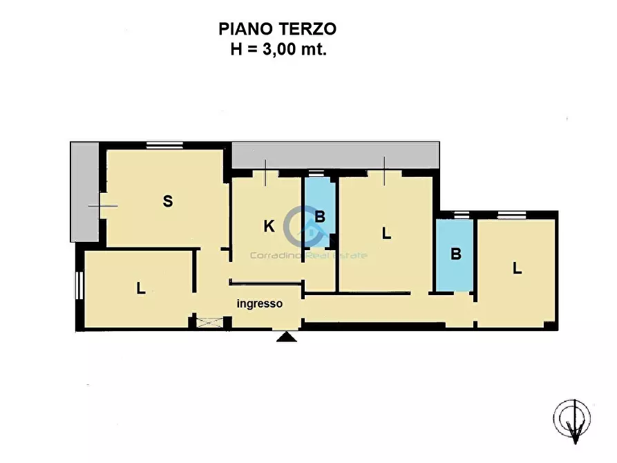 Immagine 21 di Quadrilocale in vendita  in Viale Pio X 228 a Catanzaro