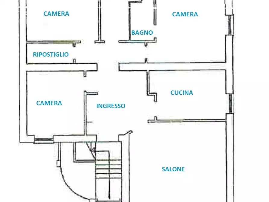 Immagine 27 di Quadrilocale in vendita  in Via Ramiro Fabiani 116 a Roma