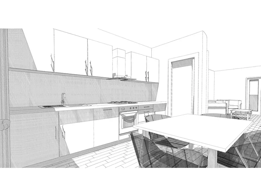 Immagine 69 di Quadrilocale in vendita  in via trecate 15 a Torino