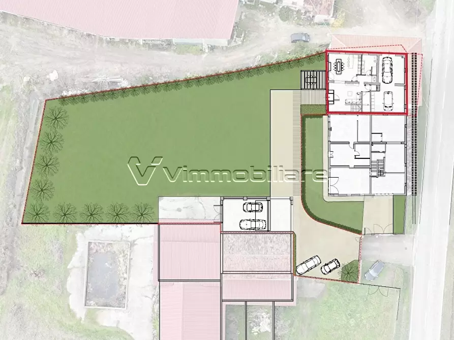 Immagine 4 di Porzione di casa in vendita  in Via Paluselli 9 a Agugliaro