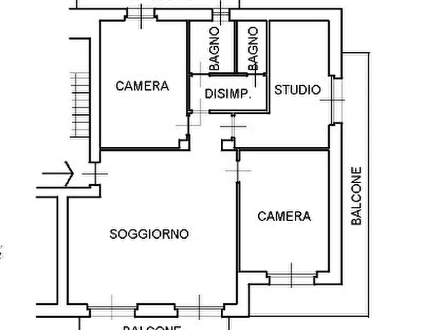 Immagine 2 di Pentalocale in vendita  in Via Luigi Einaudi 3 a Mondovì