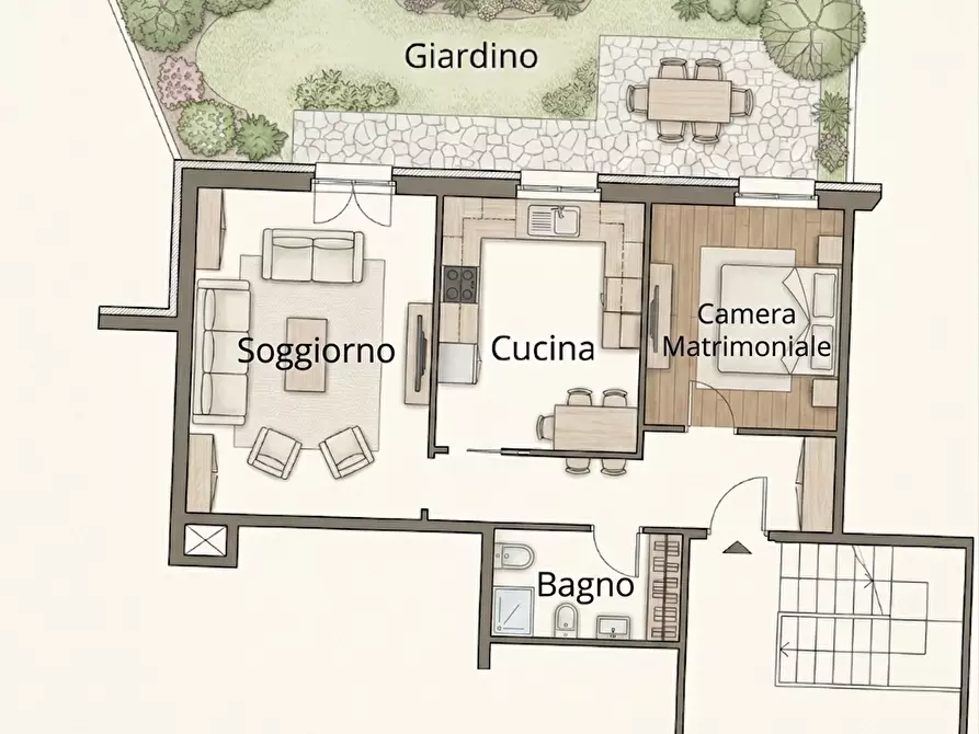 Immagine 1 di Quadrilocale in vendita  in Via Ventotene 27/4 a Genova