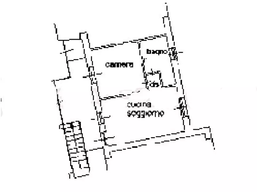 Immagine 2 di Bilocale in vendita  in Via Cesare Viazzi 7 a Predosa