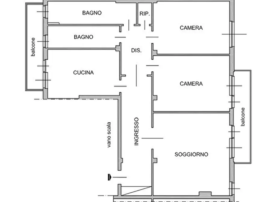 Immagine 2 di Pentalocale in vendita  in Via Principe Amedeo 26 a Santena