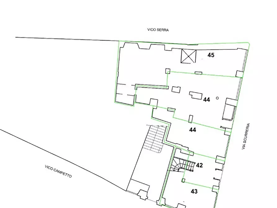 Immagine 2 di Palazzo in vendita  in Piazza Campetto 9 a Genova