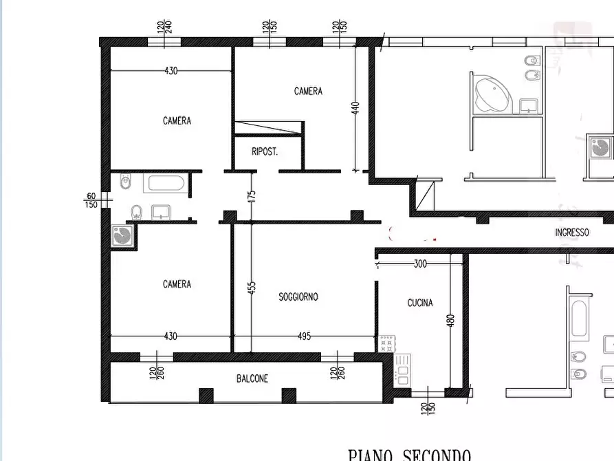 Immagine 7 di Pentalocale in vendita  in Via Fratelli Rosselli 26 a Sale
