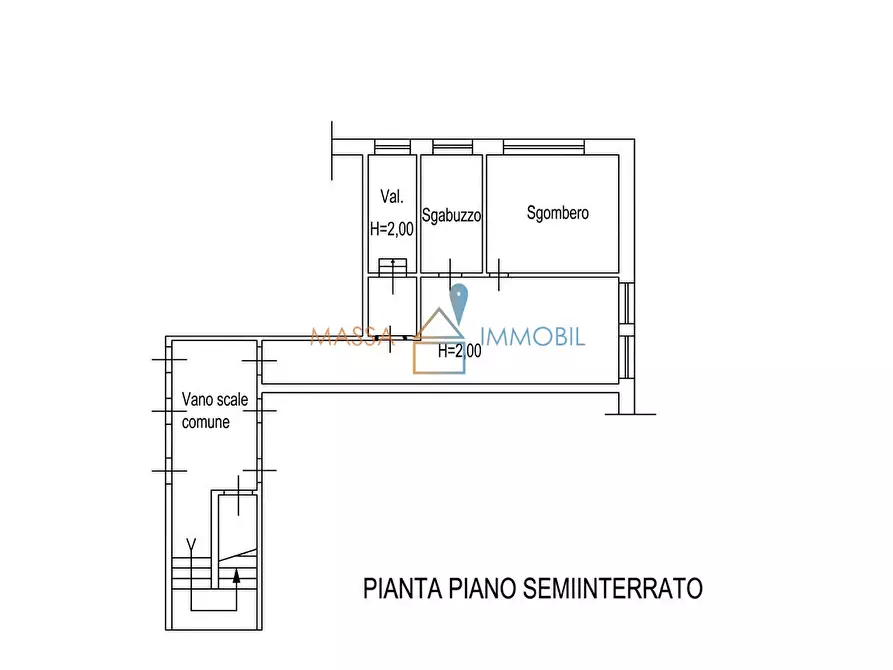 Immagine 21 di Trilocale in vendita  in Via Garibaldi 27 a Carrara
