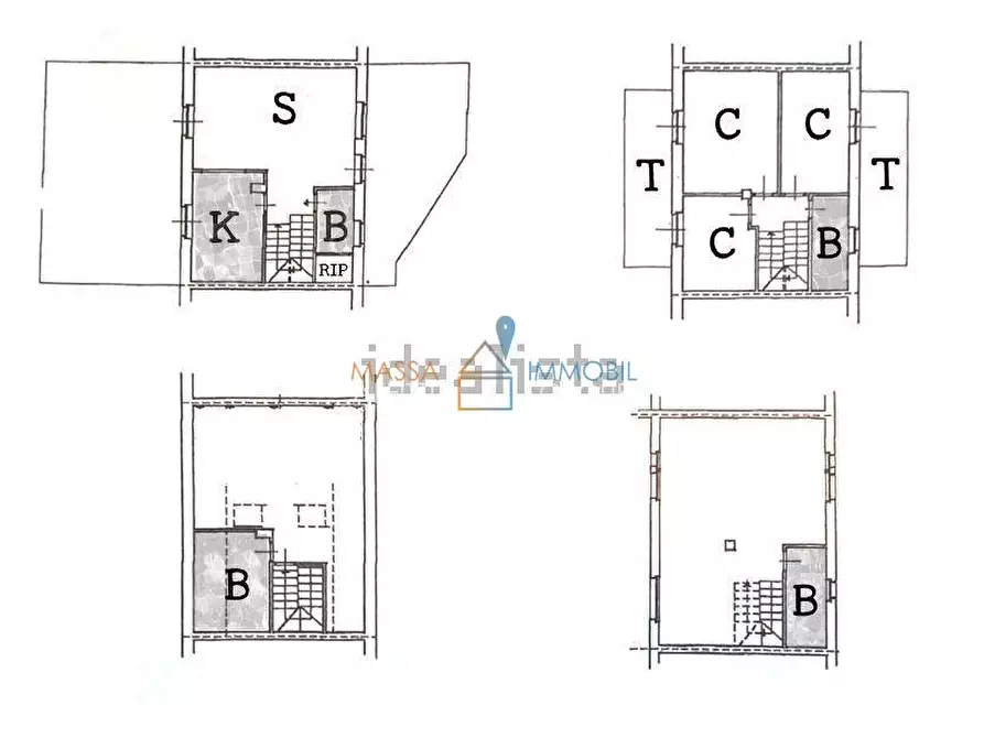 Immagine 17 di Villetta a schiera in vendita  in Via San Giuseppe Vecchio 3 a Massa