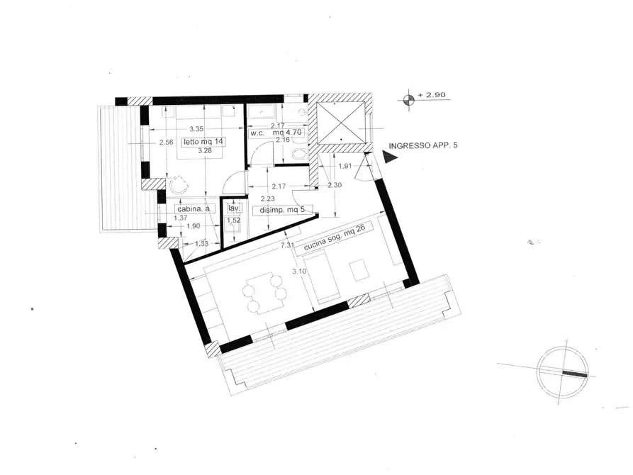 Immagine 2 di Appartamento in vendita  a Tremestieri Etneo