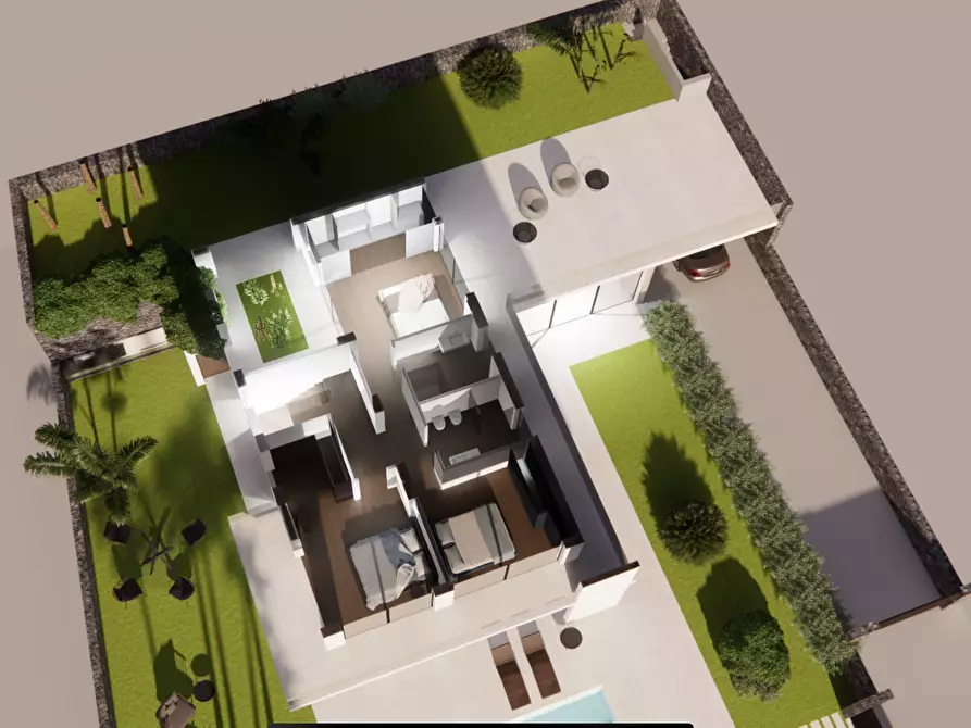 Immagine 3 di Villa in vendita  a Sant'agata Li Battiati