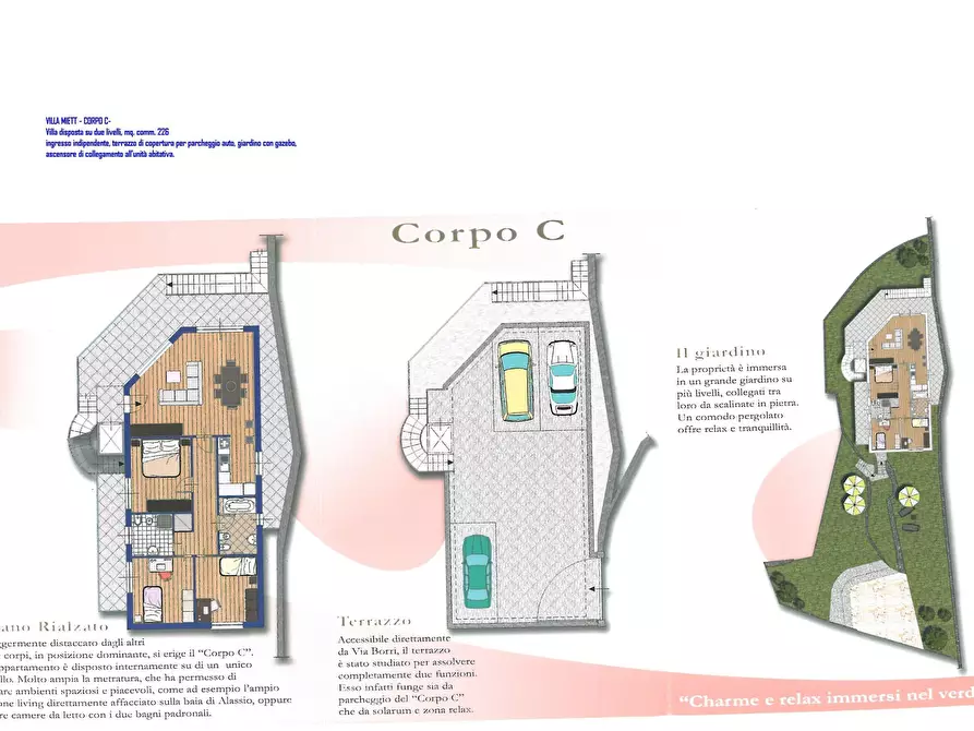 Immagine 16 di Villa in vendita  in Strada Panoramica San Bernardo 116-118 a Alassio