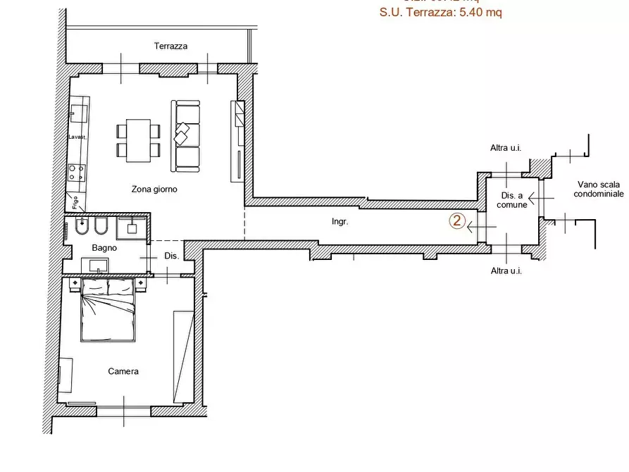 Immagine 20 di Bilocale in vendita  in Piazza Ravenna a Firenze